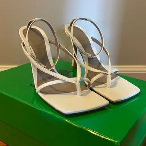 Bottega Veneta White Sandal